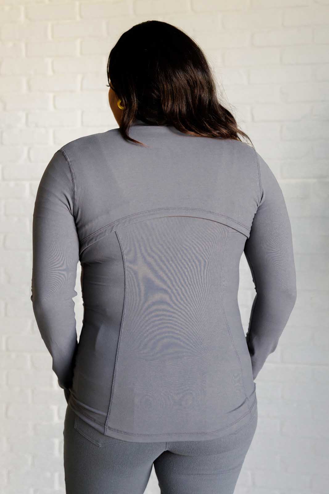 Staying Swift Activewear Jacket in Titanium